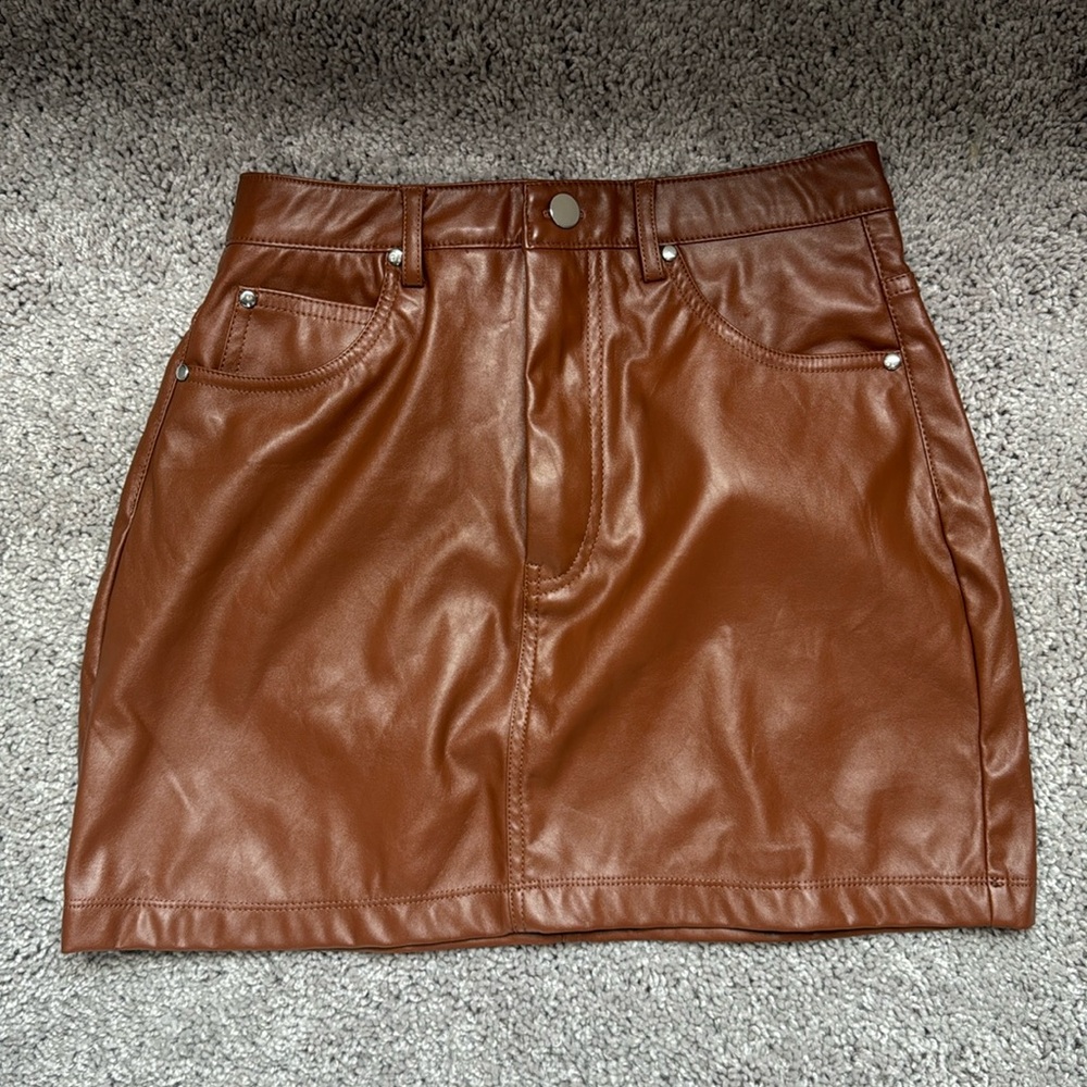 Leather Skirt